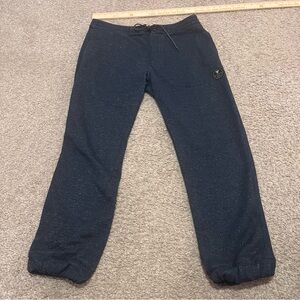 43526-a Vissla Gym Pants Sweatpants Tapered With Pockets Blue 33-34 Adult Men